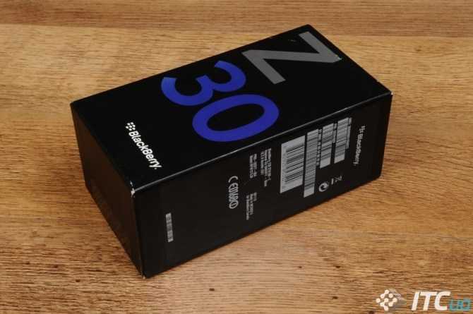 Распаковка смартфона blackberry z30 и первый взгляд