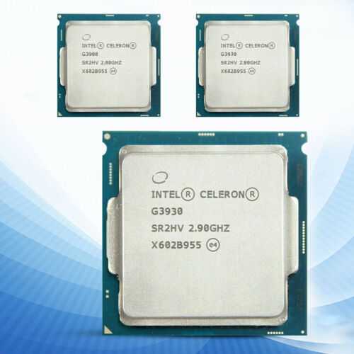 Intel celeron processor g3930 2m cache 2.90 ghz спецификации продукции