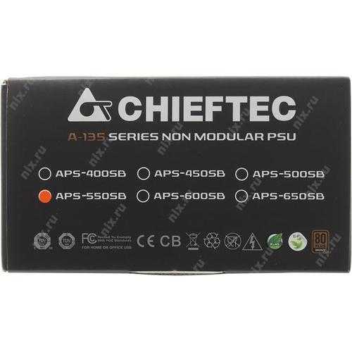 Выбор редакции
					блок питания chieftec a-135 aps-550sb 550 вт