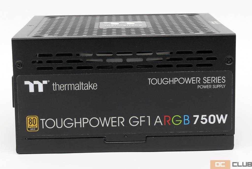 Обзор и тест блока питания thermaltake toughpower gf1 argb 850w — i2hard