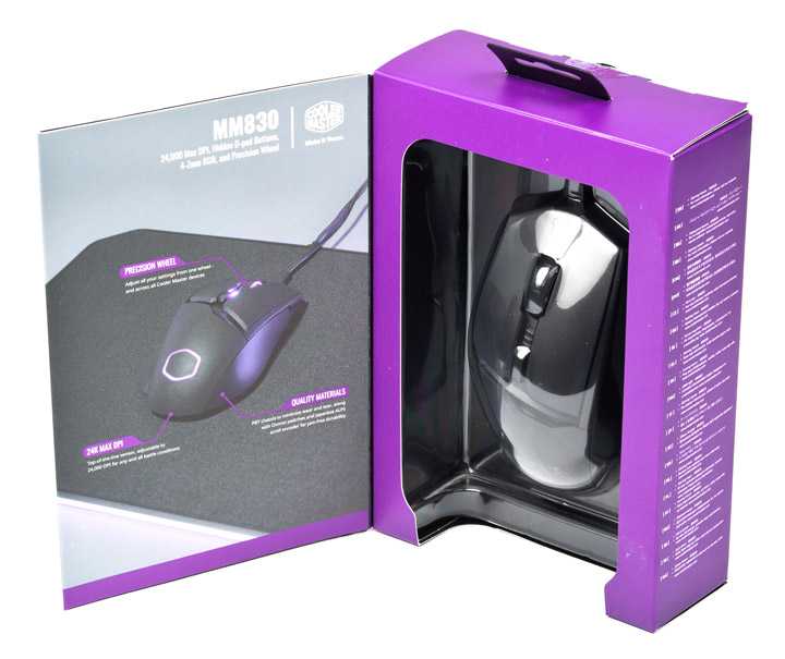 Cooler master mm830 rgb gaming mouse