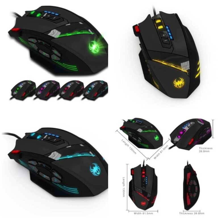 Rapoo v25s – геймерская мышка с потрясающей подсветкой