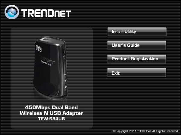 Сетевое оборудование trendnet tew-684ub 450mbps dual band wireless n usb adapter (1270217) | mltrade.ru